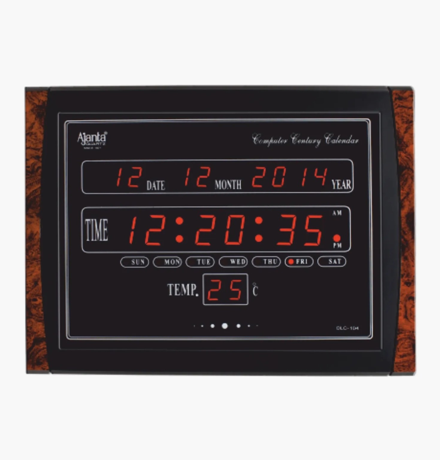 Ajanta Digital Calendar Clock